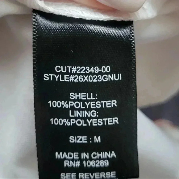 Trixxi Burnt Orange and Cream Floral Dress, size medium - Picture 6 of 11